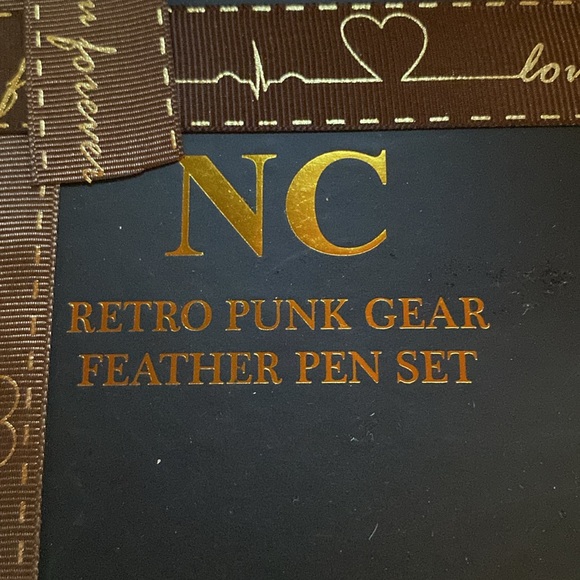 NC Retro gear feather pen set Calligraphy writing - Picture 3 of 8